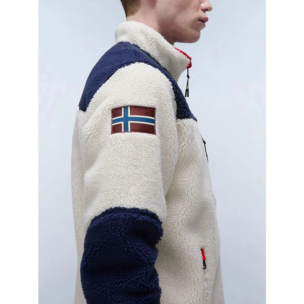 Napapijri Yupik Fleece Rits Jas Multicolor Heren