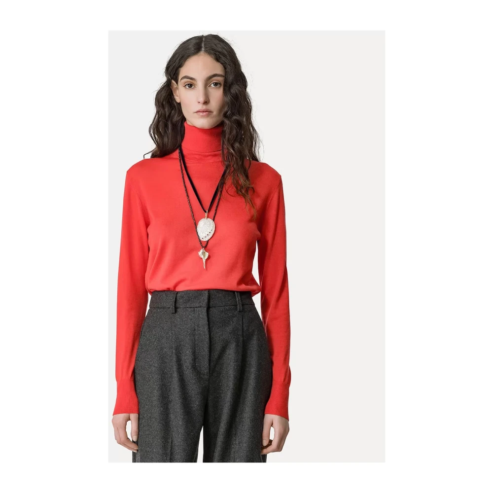 Forte Rode Merinowol Coltrui Red Dames