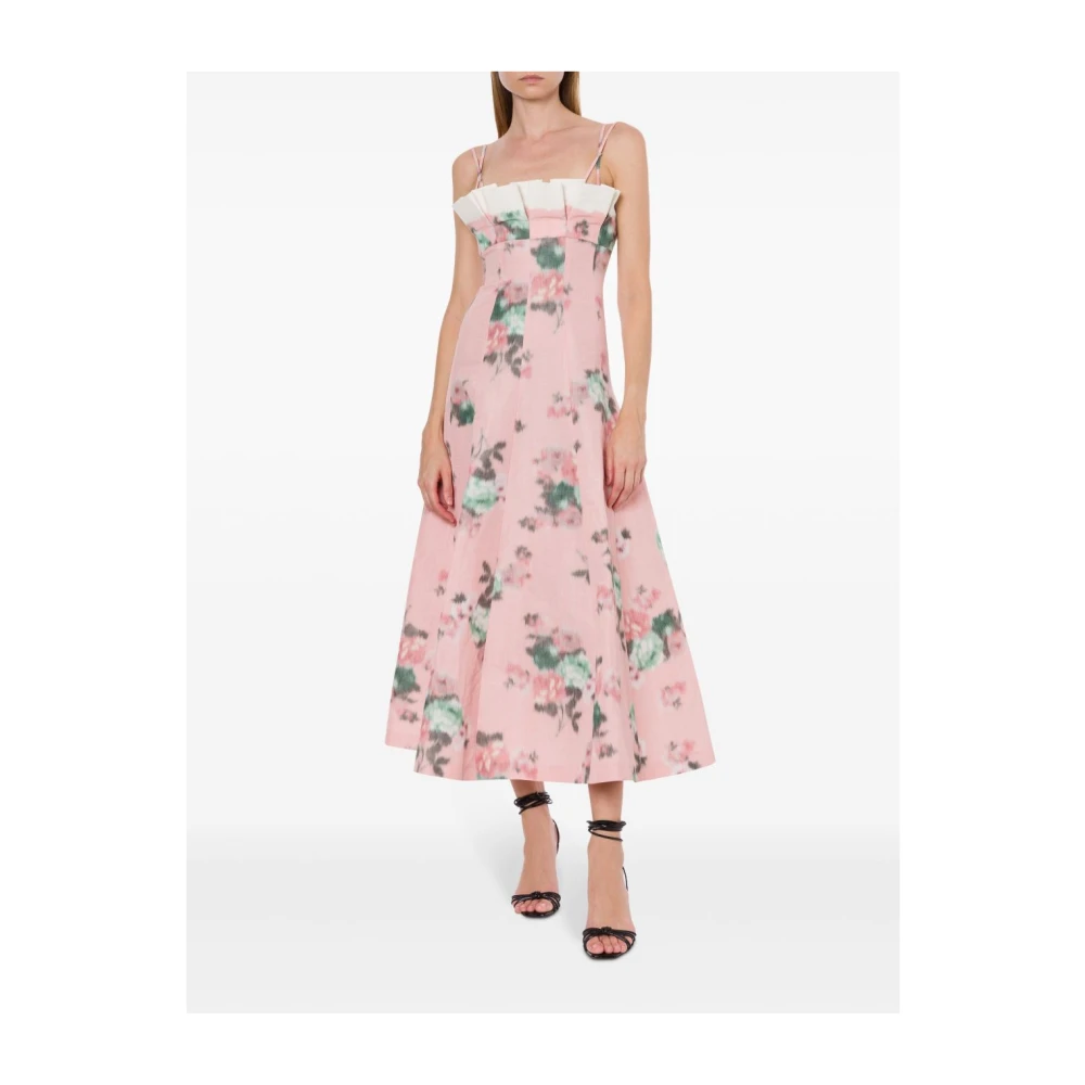Philosophy di Lorenzo Serafini Multicolor Linnen Blend Jurk Multicolor Dames