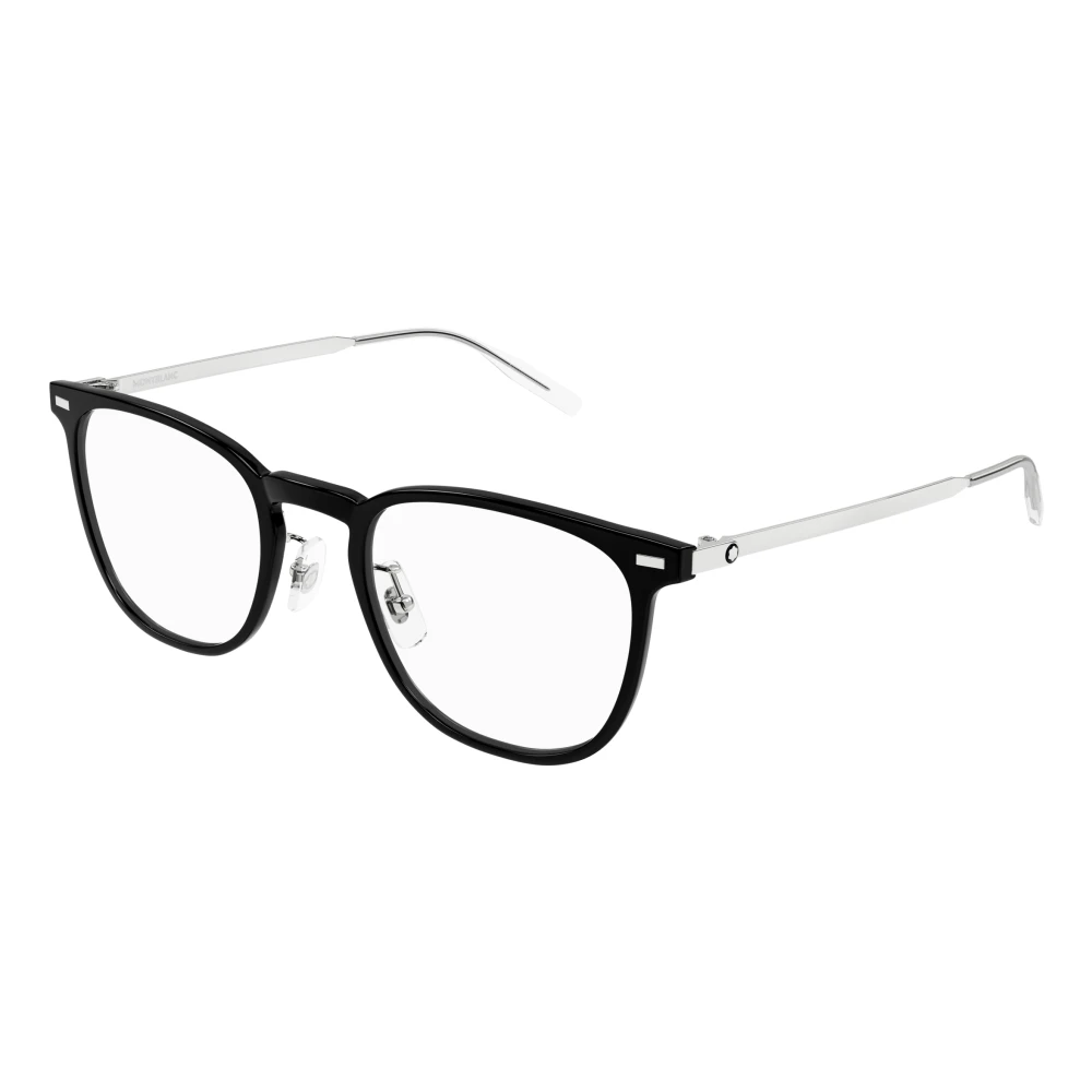 Montblanc Men's Black Glasses, 51 Mm, Stylish Eyeglasses In Color