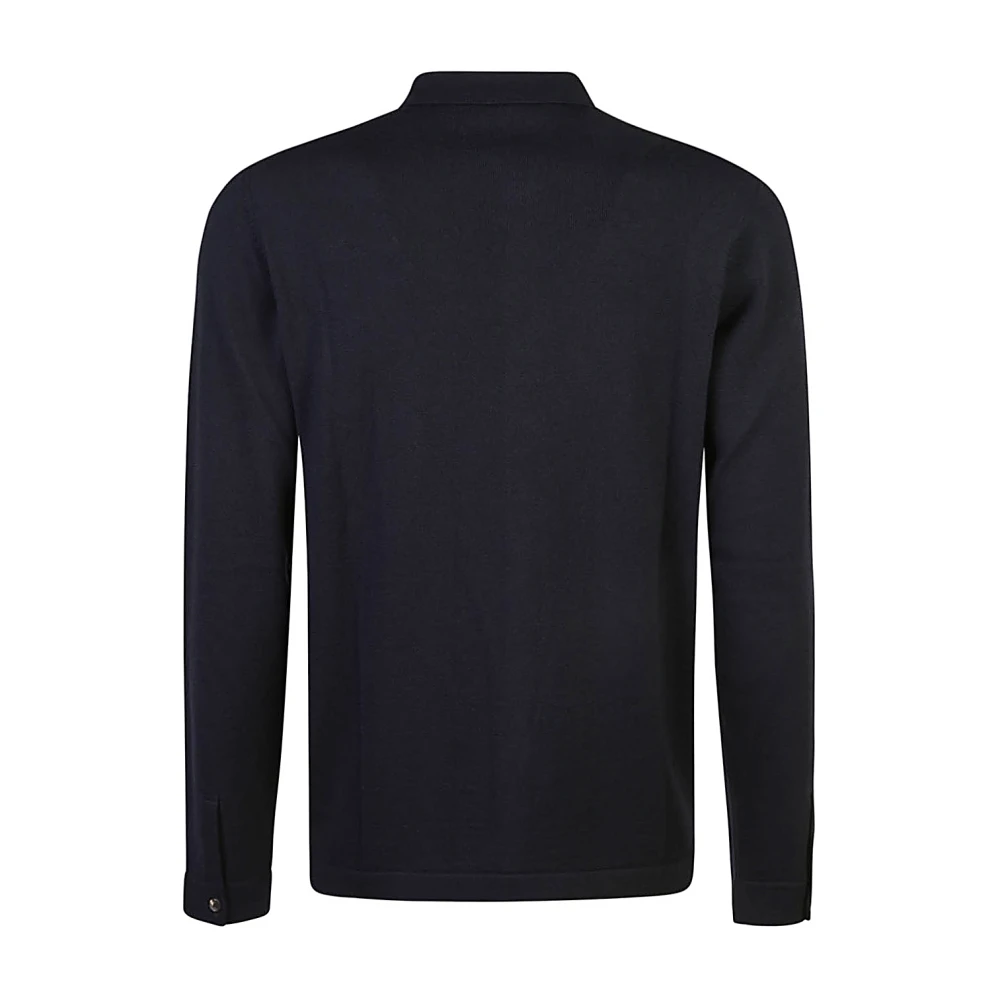 Zanone Zwarte lange mouw knoop-up shirt Black Heren