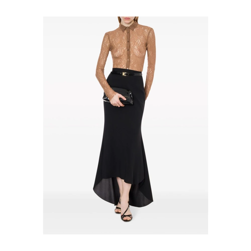 Philosophy di Lorenzo Serafini Bruine Shirt door Lorenzo Serafini Brown Dames