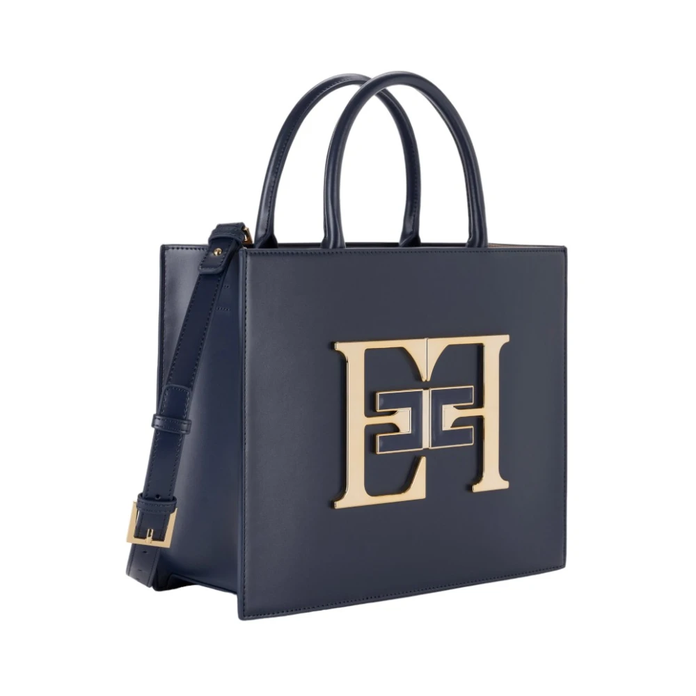 Elisabetta Franchi Stijlvolle Handtas voor Trendy Vrouwen Blue Dames