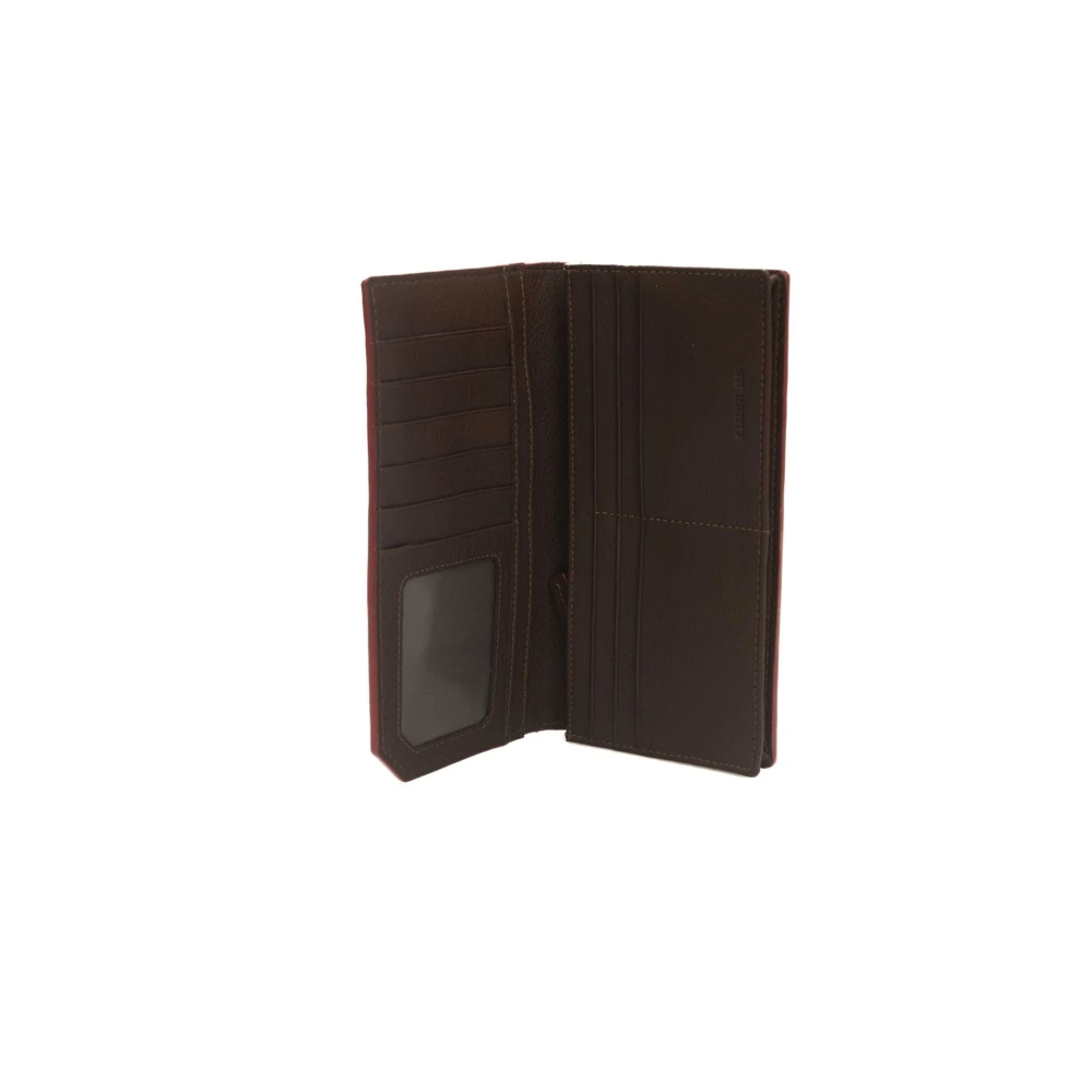 Cerruti 1881 Heren Leren Portemonnee met Kaarthouder Brown Heren