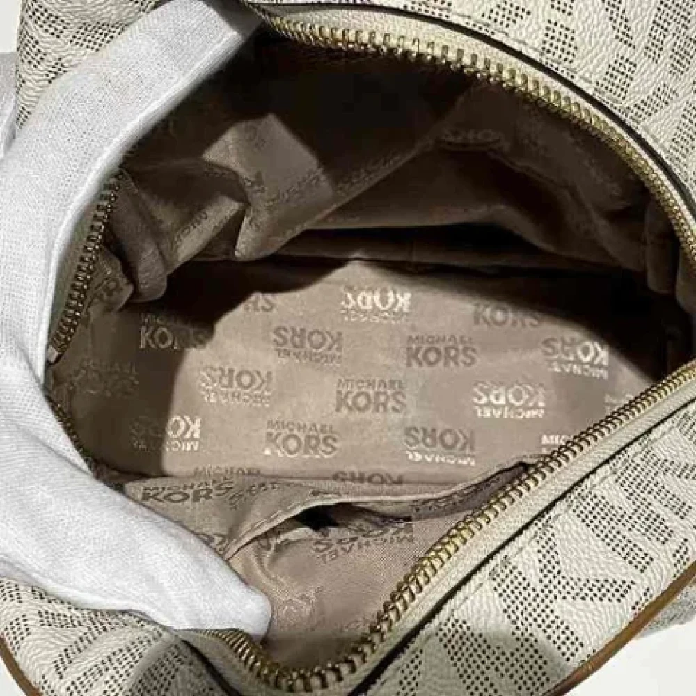 Michael Kors Pre-owned Cotton backpacks White Dames