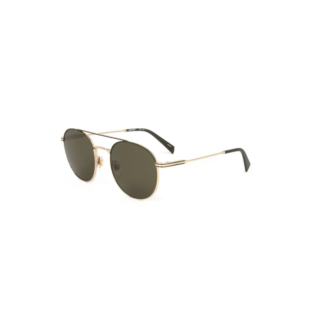 Levi's Unisex Gray Sunglasses, One Size, Stainless Steel Sunglasses With Brown Lenses