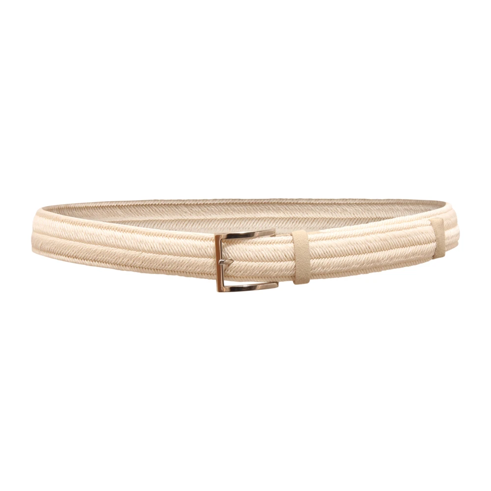 Orciani Uomo Bianco U07369 Rope Elast Belt