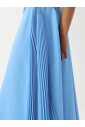 robe-midi-trapeze-a-col-v-drape