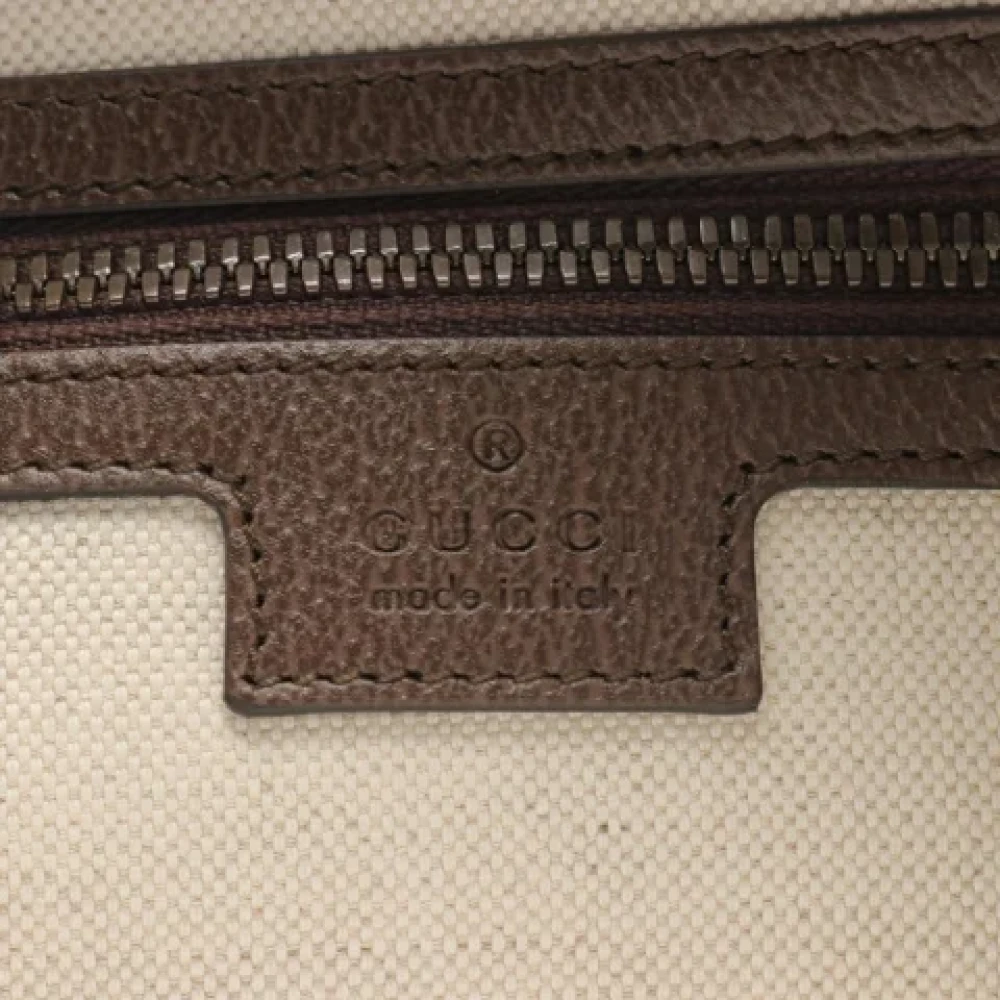Gucci Vintage Pre-owned Leather gucci-bags Beige Dames