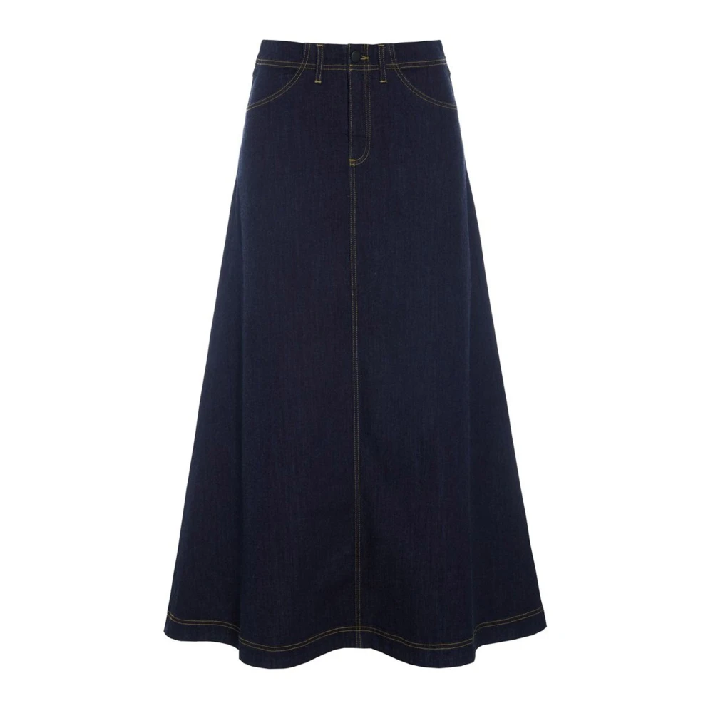 Bitte Kai Rand Blue Denim Skirts, Female, Xs, Long Denim Skirt