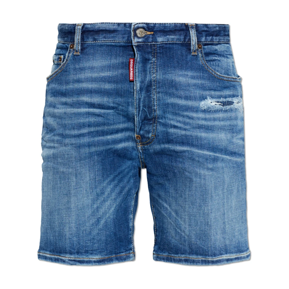 Dsquared2 Marine Denim Shorts - Male - Denim Shorts - Blue - S - Shorts
