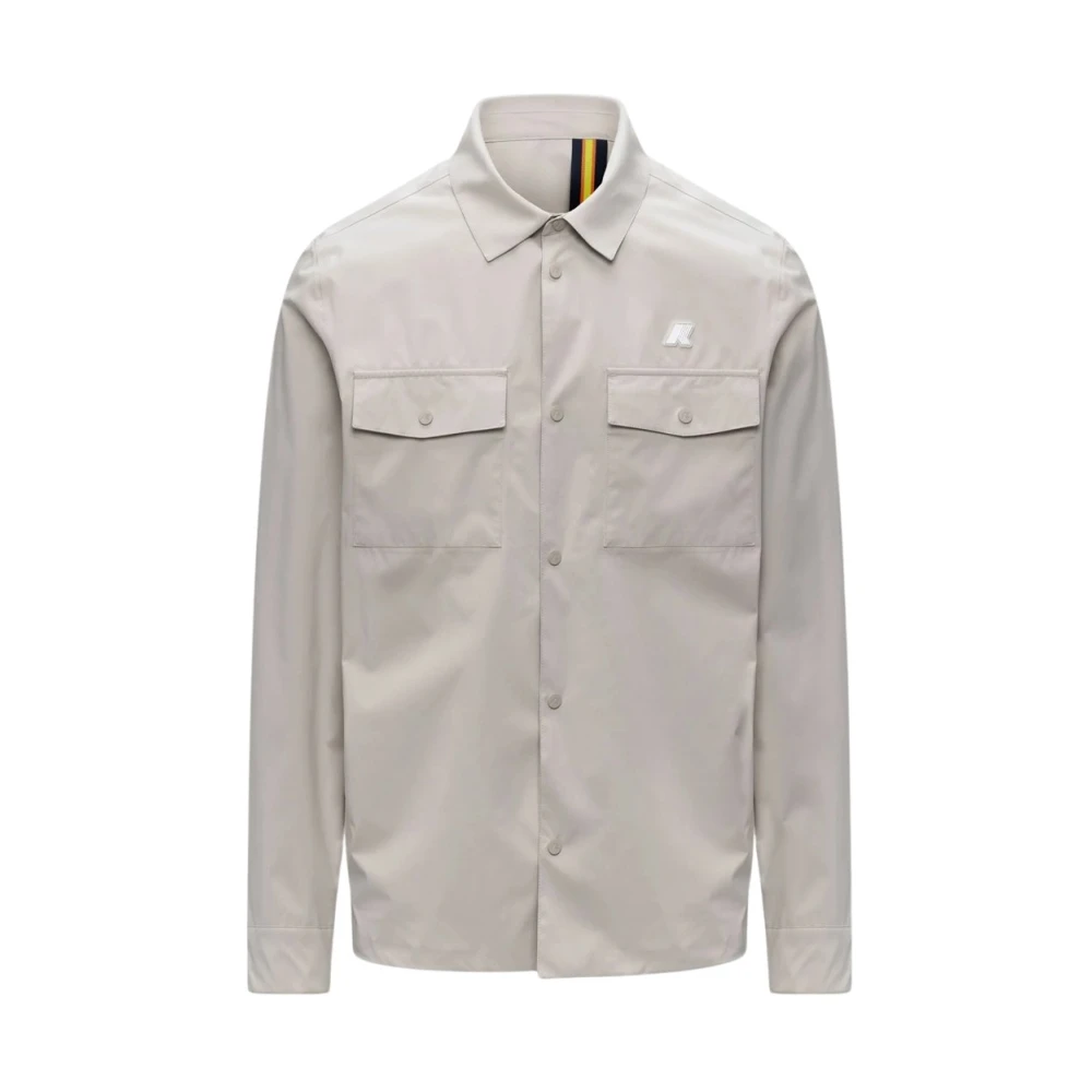 K-Way Herren Beige Jacken, Mgröße: