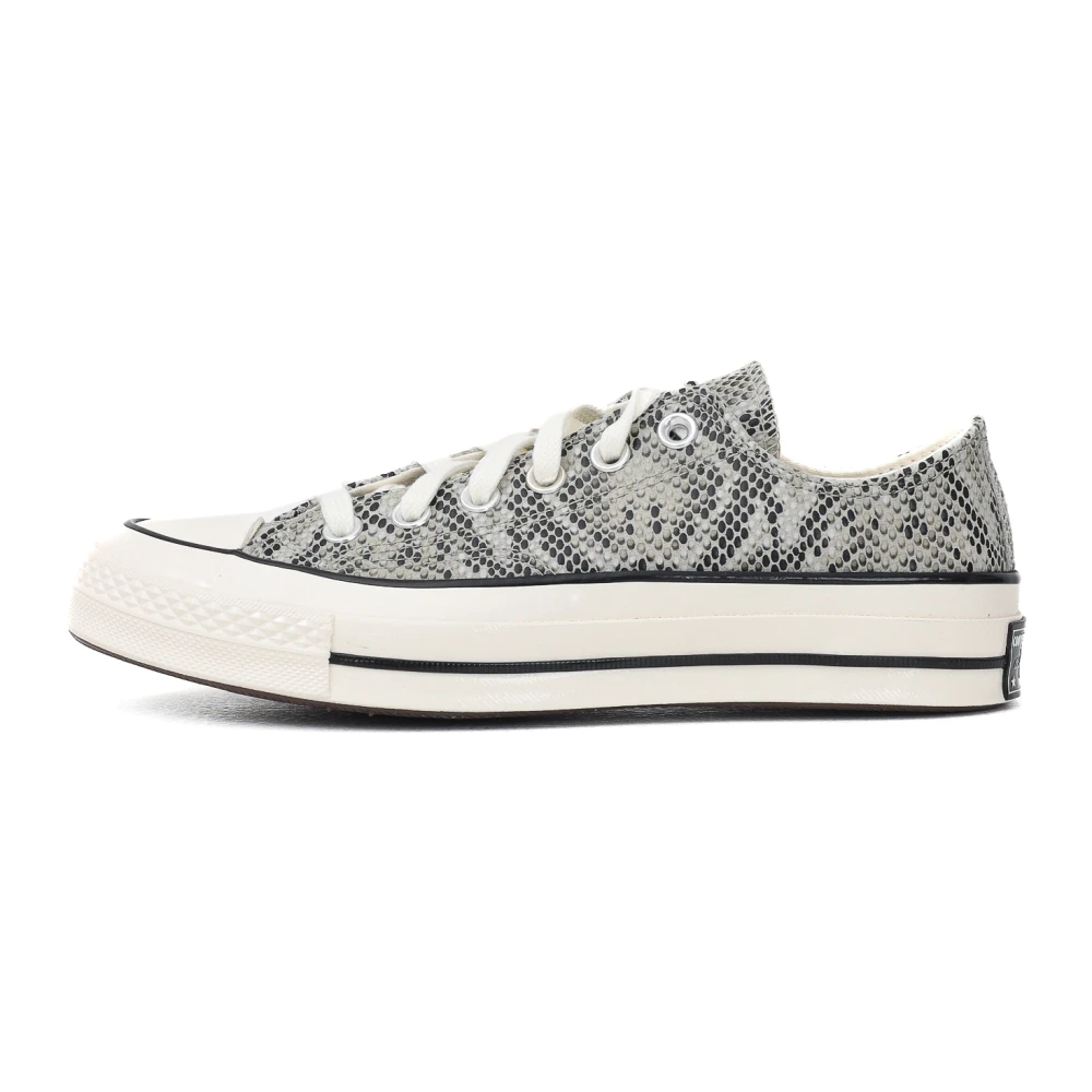 Converse Dierenprint Lage Top Sneakers Dames Schoenen Grijs