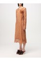 robe-midi-en-dentelle-marron-avec-detail-de-fleur