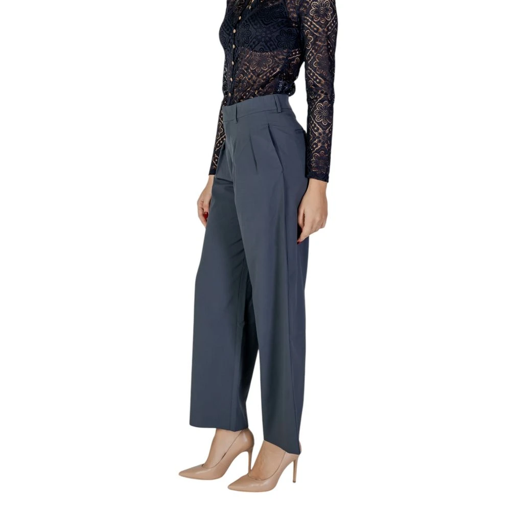 Calvin Klein Jeans Grijze Gerecyclede Polyester Dames Palace Broek Gray Dames