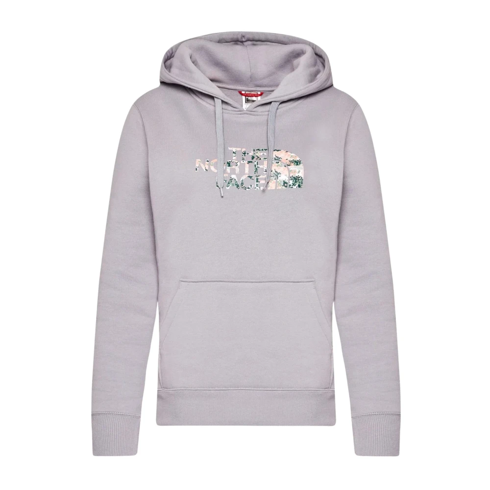 The North Face Fantasie Logo Hoodie Violet Blue Dames