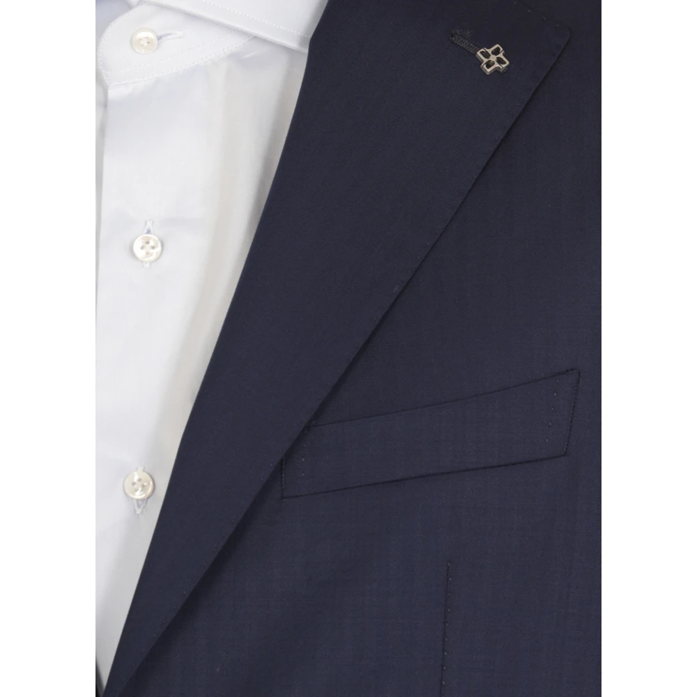 Tagliatore Blauw pak Blue Heren