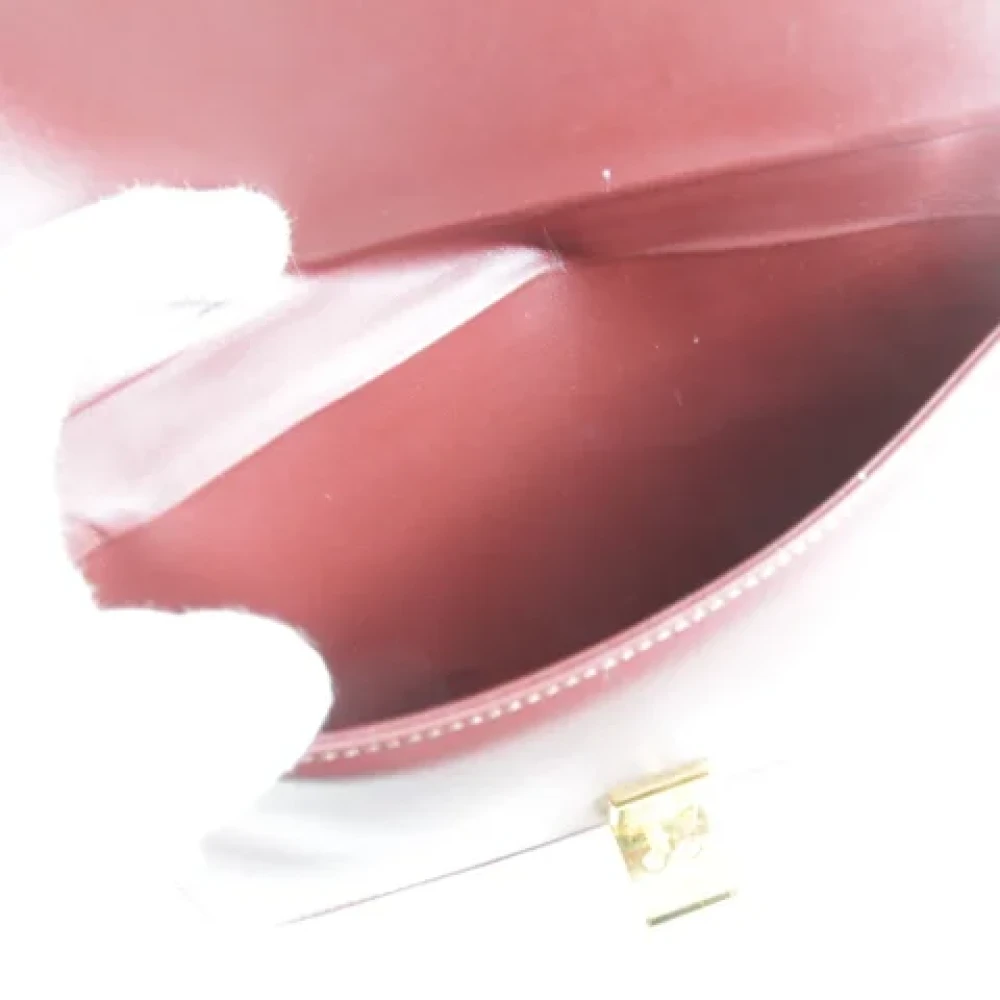 Cartier Vintage Pre-owned Leather shoulder-bags Red Dames