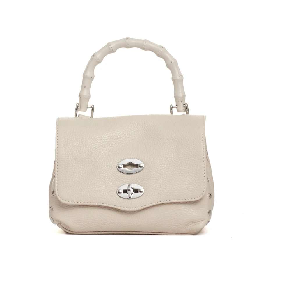Zanellato Elegante witte leren handtas Beige Dames