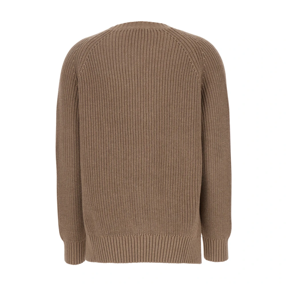 P.a.r.o.s.h. Bruine Gebreide Crewneck Sweater Vrouw Brown Dames