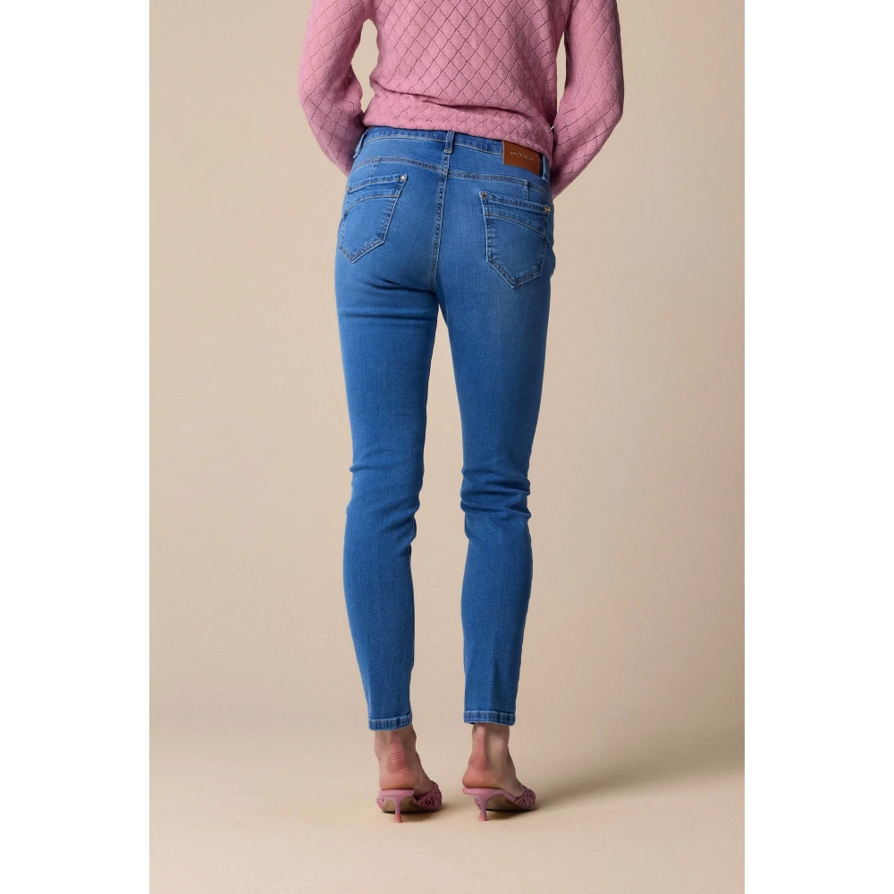 Kocca Slim Fit Denim Jeans Blue Dames
