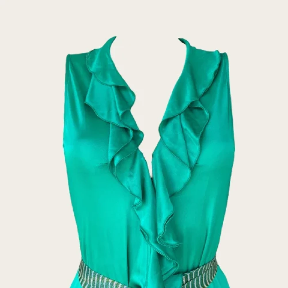 Missoni Pre-owned Viscose dresses Green Dames