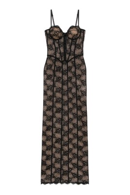 black-floral-lace-dress-stylish