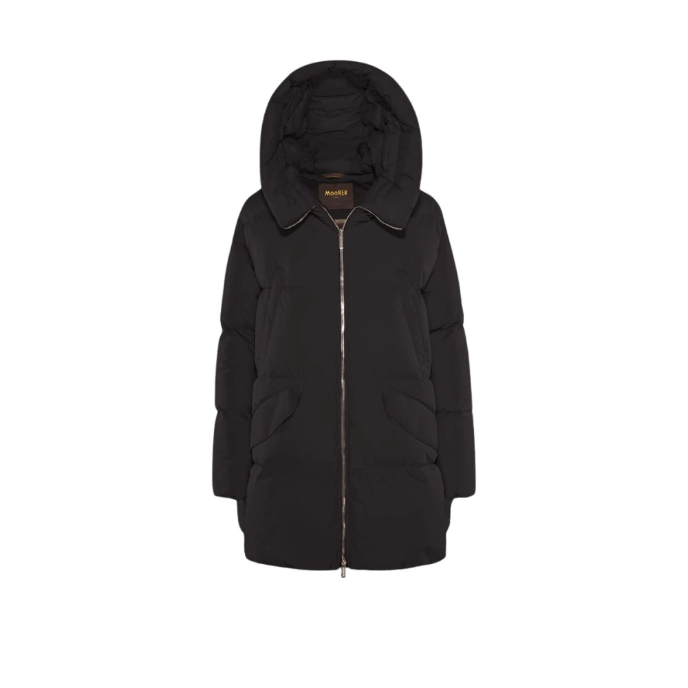 Moorer Women's Black Down Jackets, 2XS, Calliope Stp Jacket