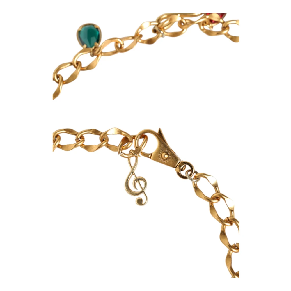 Dolce & Gabbana Kristalversierde taillekettingriem Multicolor Dames