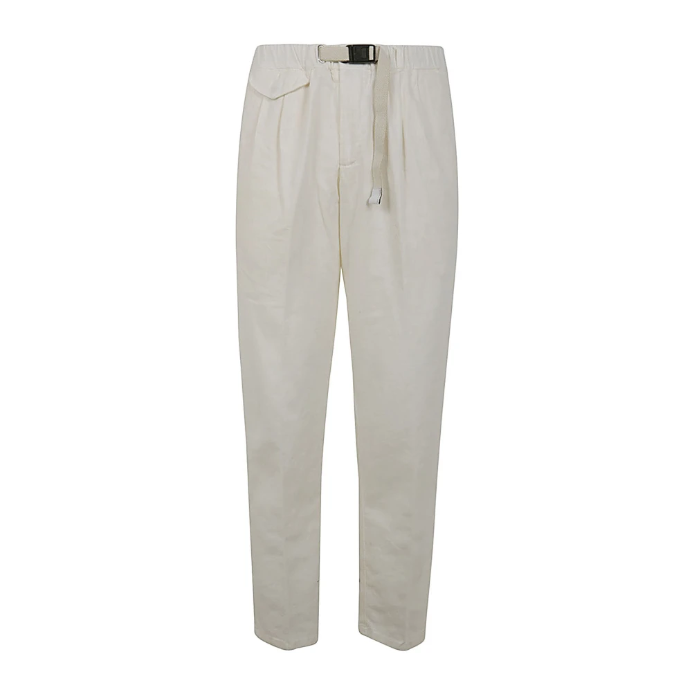 White Sand Slim-fit Trousers White Heren
