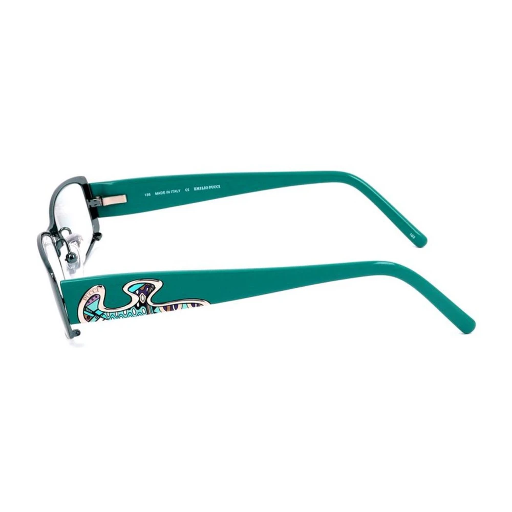 EMILIO PUCCI Aquamarine Bicolor Metalen Frame Bril Multicolor Dames