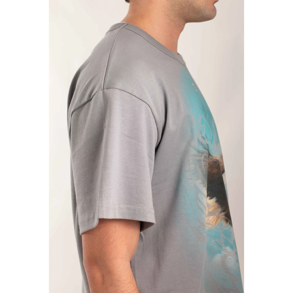 Misbhv Lichtgrijs Monument Valley Tee Gray Heren