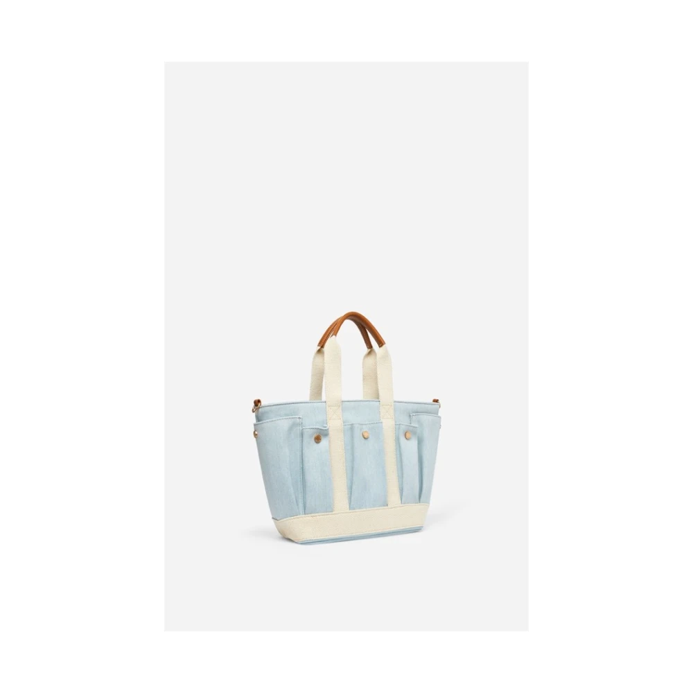 Vanessa Bruno Glacier Multi-pocket Schoudertas Blue Dames