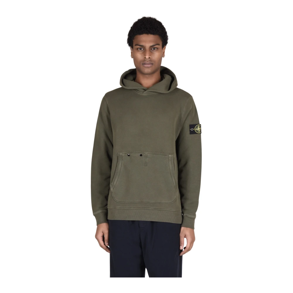 Stone Island Groene Truien voor Mannen Green Heren