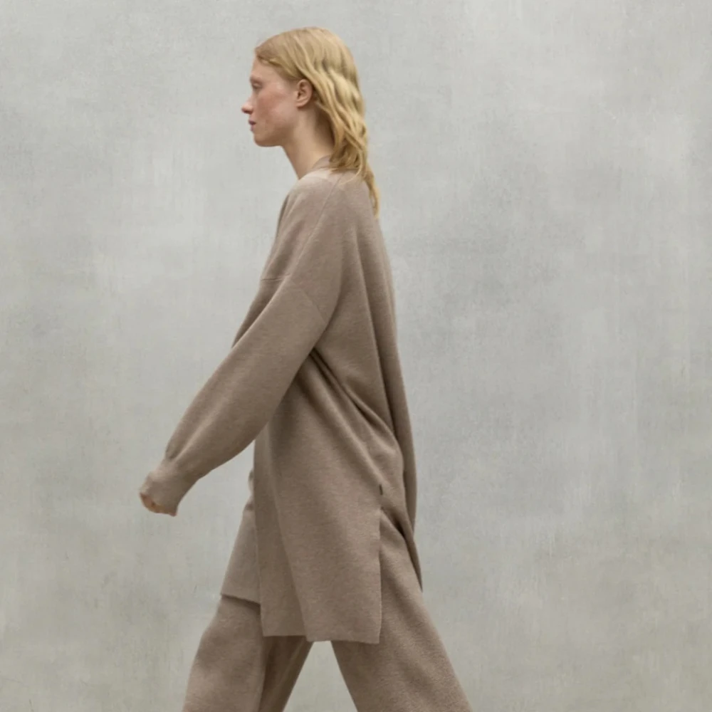 Ecoalf Gebreide Jassen Collectie Brown Dames