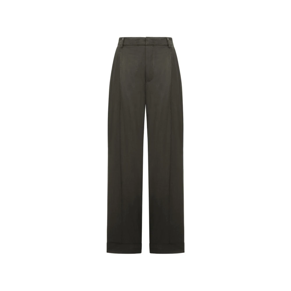Soeur Women's Gray Watson Pleated Trousers - Wide Trousers - Xs - Trousers