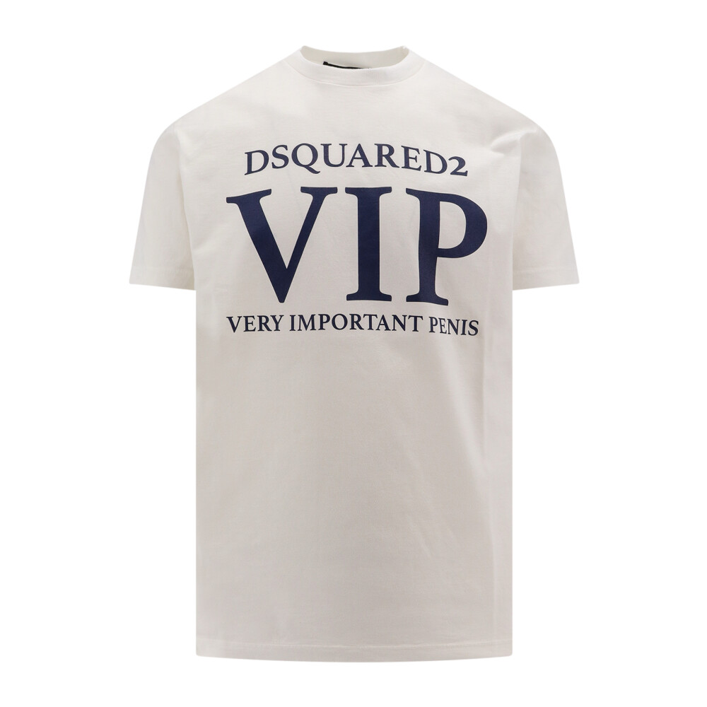 Vintage Look Katoenen T Shirt Dsquared2 Dames Miinto