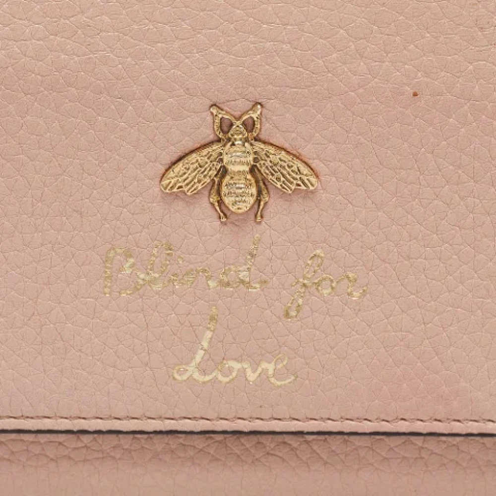 Gucci Vintage Pre-owned Leather wallets Pink Dames