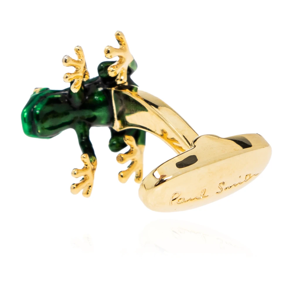 Paul Smith Manchetknopen met kikker motief Green Heren