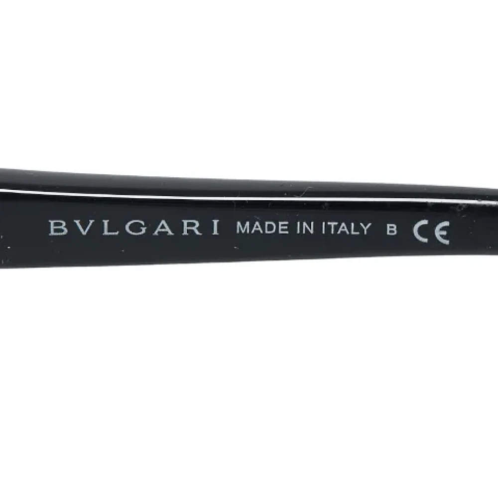 Bvlgari Vintage Pre-owned Plastic sunglasses Black Dames