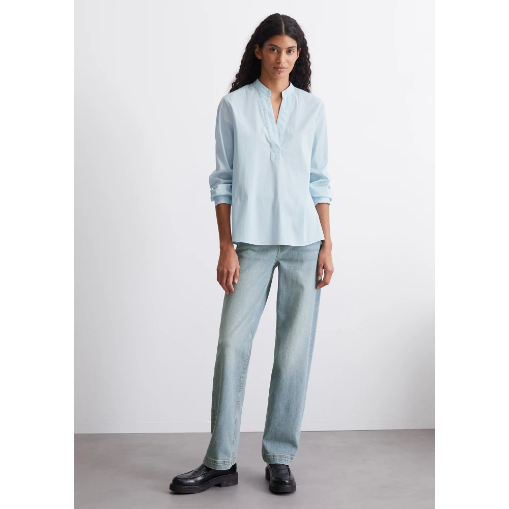 Marc O'Polo Tuniek blouse normaal Blue Dames