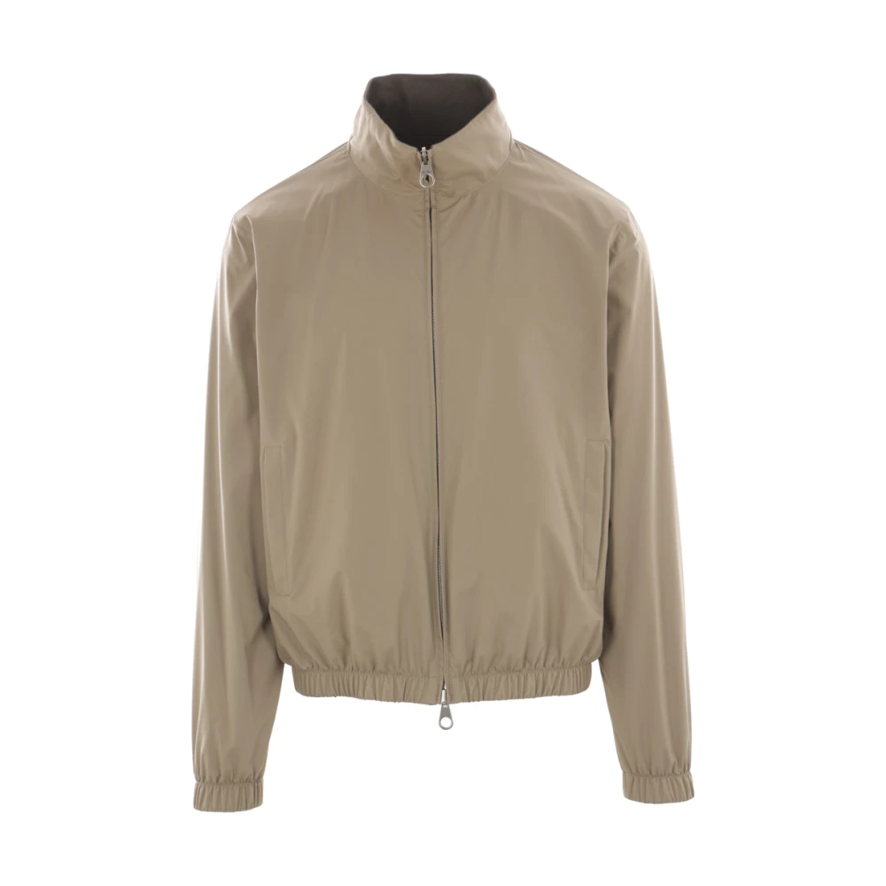 Loro Piana Kasjmier Tabak Bruine Omkeerbare Jas Brown Heren