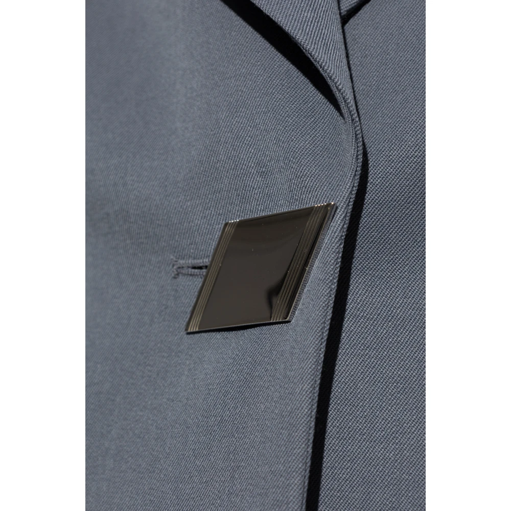 The Attico Wollen blazer Gray Dames