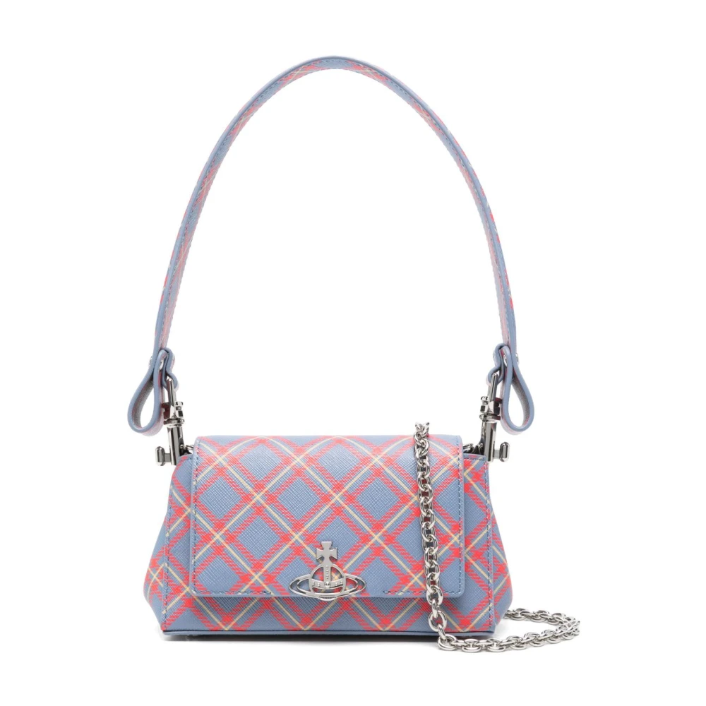 Vivienne Westwood Blauwe Schoudertas met Ketting Multicolor Dames