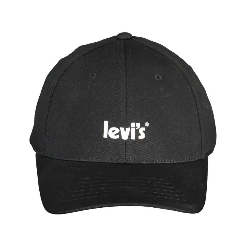 Levi's Zwarte Katoenen Hoeden & Petten met Klep Black Unisex