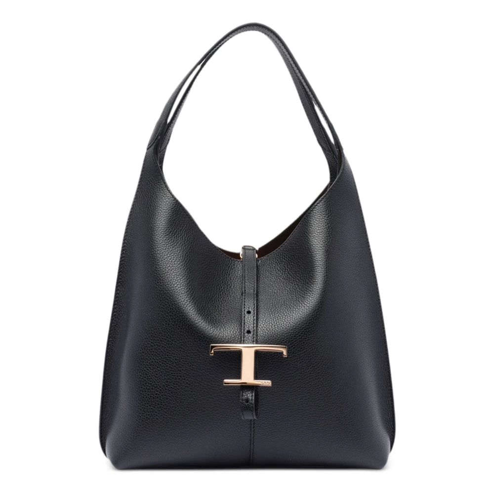 TOD'S Stijlvolle Leren Tas Black Dames