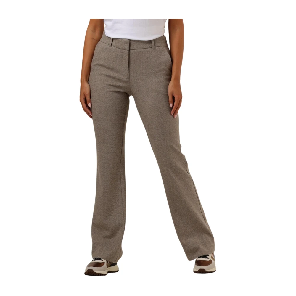 Fiveunits Bruine Wijde Broek Clara Brown Dames