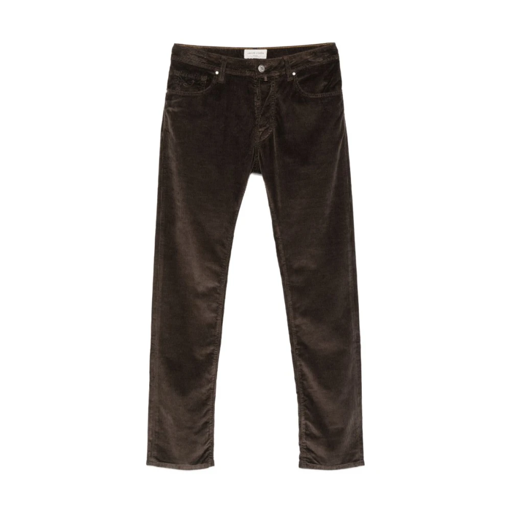 Jacob Cohën Brown Bard Corduroy Jeans - Male - Slim Fit Jeans - W31 - Jeans