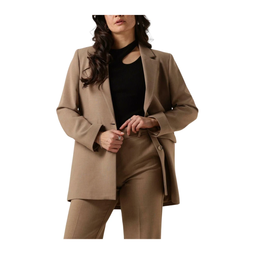 Selected Femme Relaxed Camel Blazer Brown Dames
