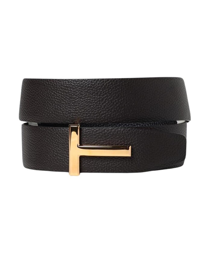 bruin-leren-riem-met-gouden-gesp